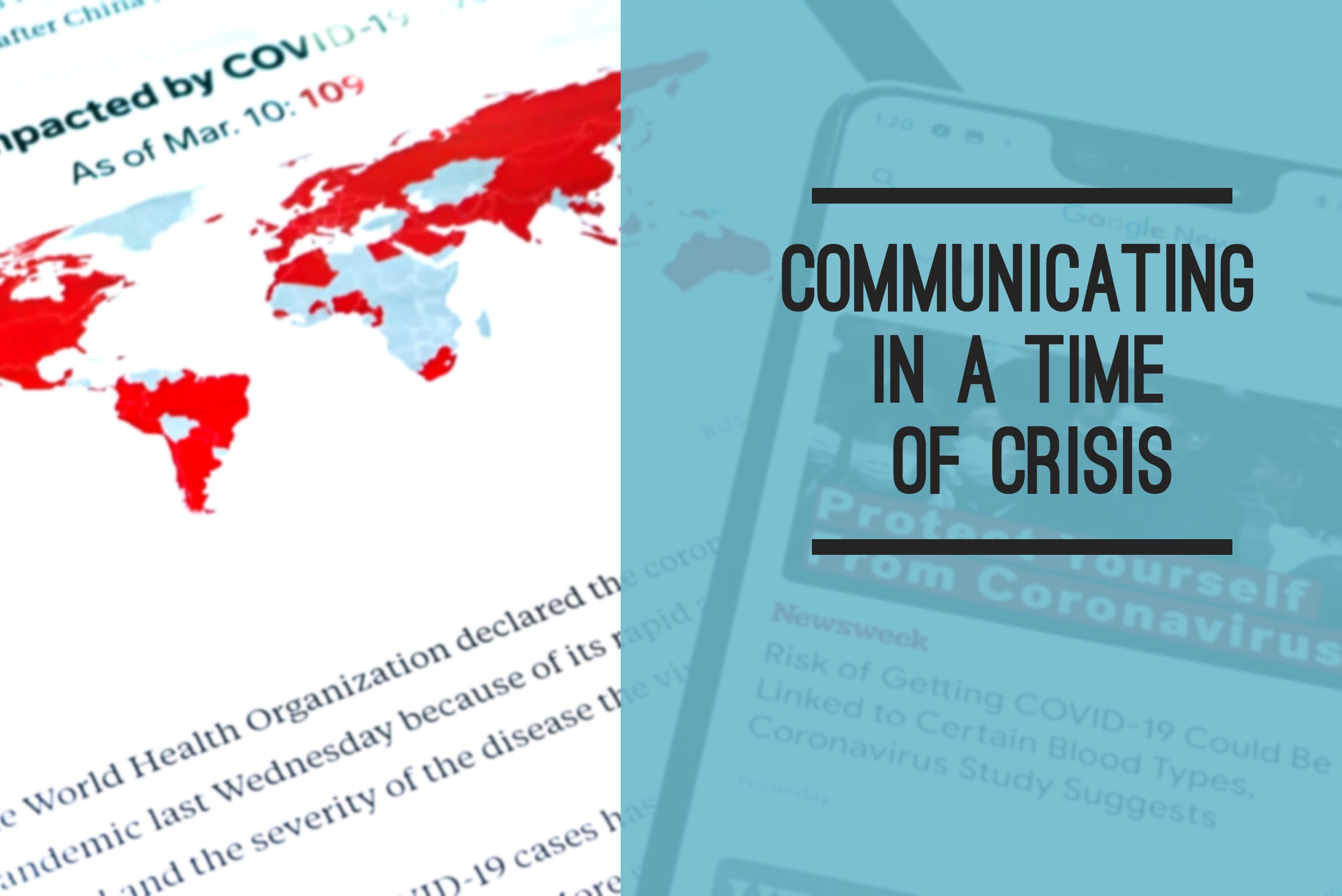 Comunicar en tiempos de crisis: banner